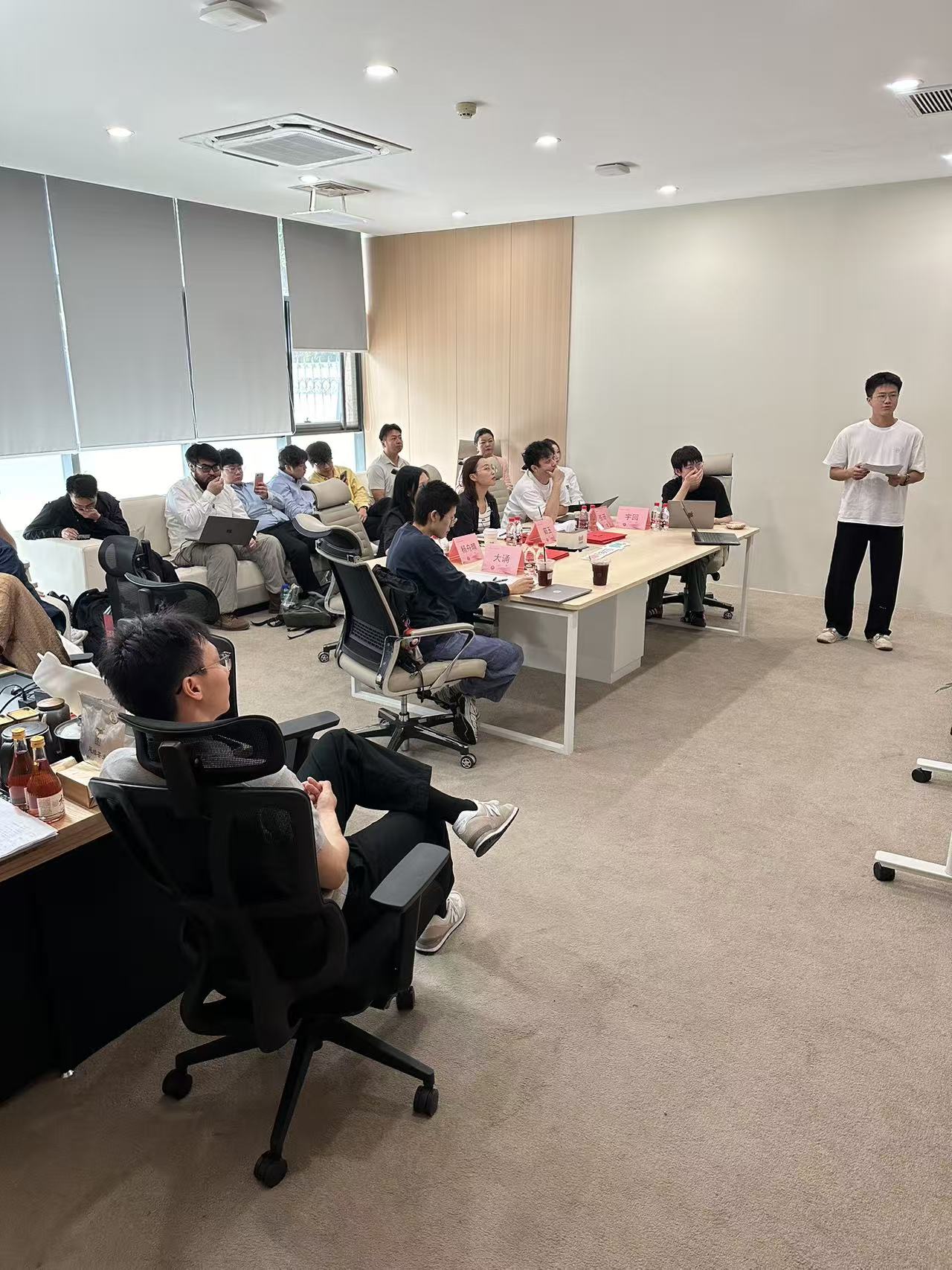 明序团队路演 / 演示现场